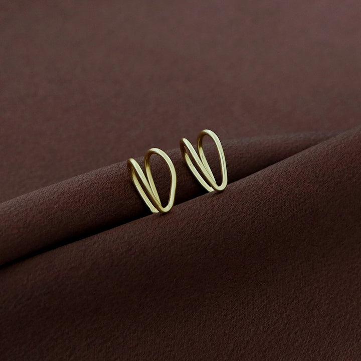 Kaira Golden Ear-Cuff (Set Of 2)