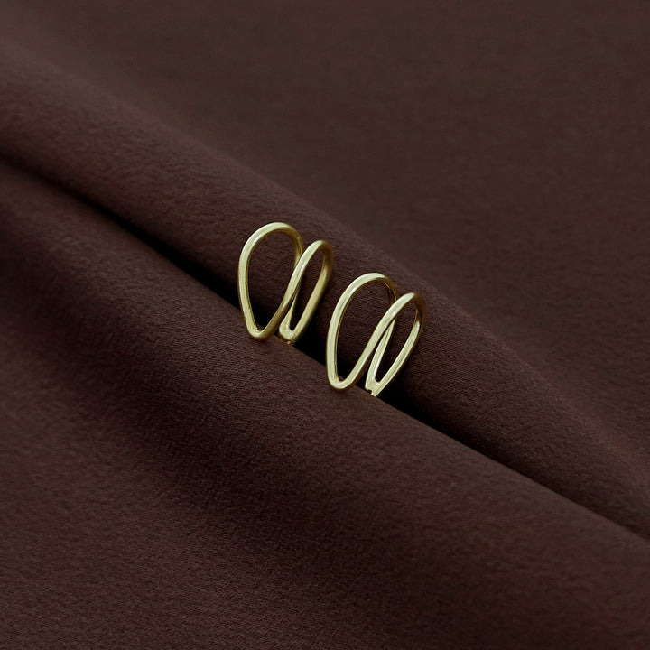 Kaira Golden Ear-Cuff (Set Of 2)