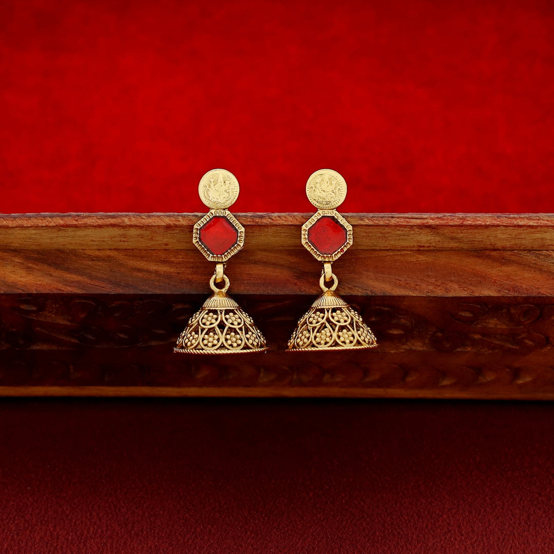 Matangi Enamel Kashi Neckpiece With Earring