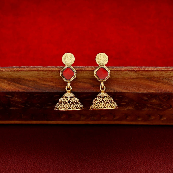 Matangi Enamel Kashi Neckpiece With Earring