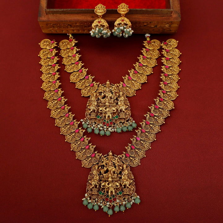 Premium Mohitha Bridal Set Neckpiece With Earring