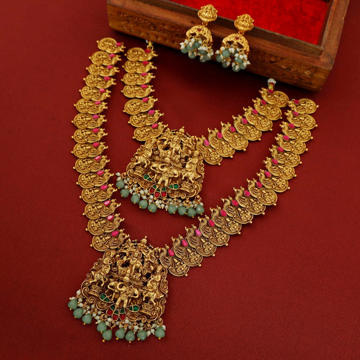 Premium Mohitha Bridal Set Neckpiece With Earring