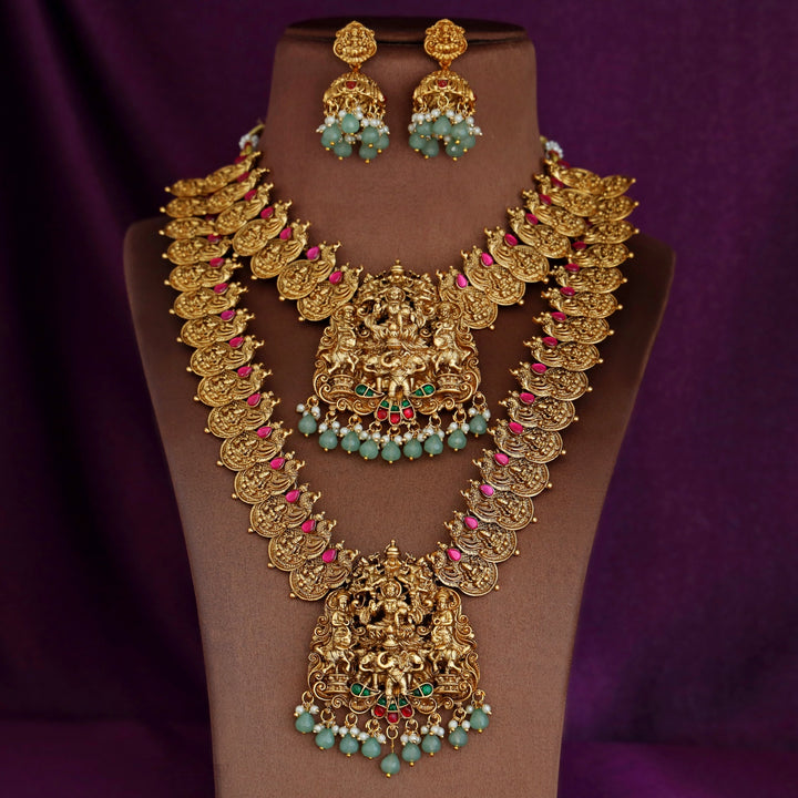 Premium Mohitha Bridal Set Neckpiece With Earring