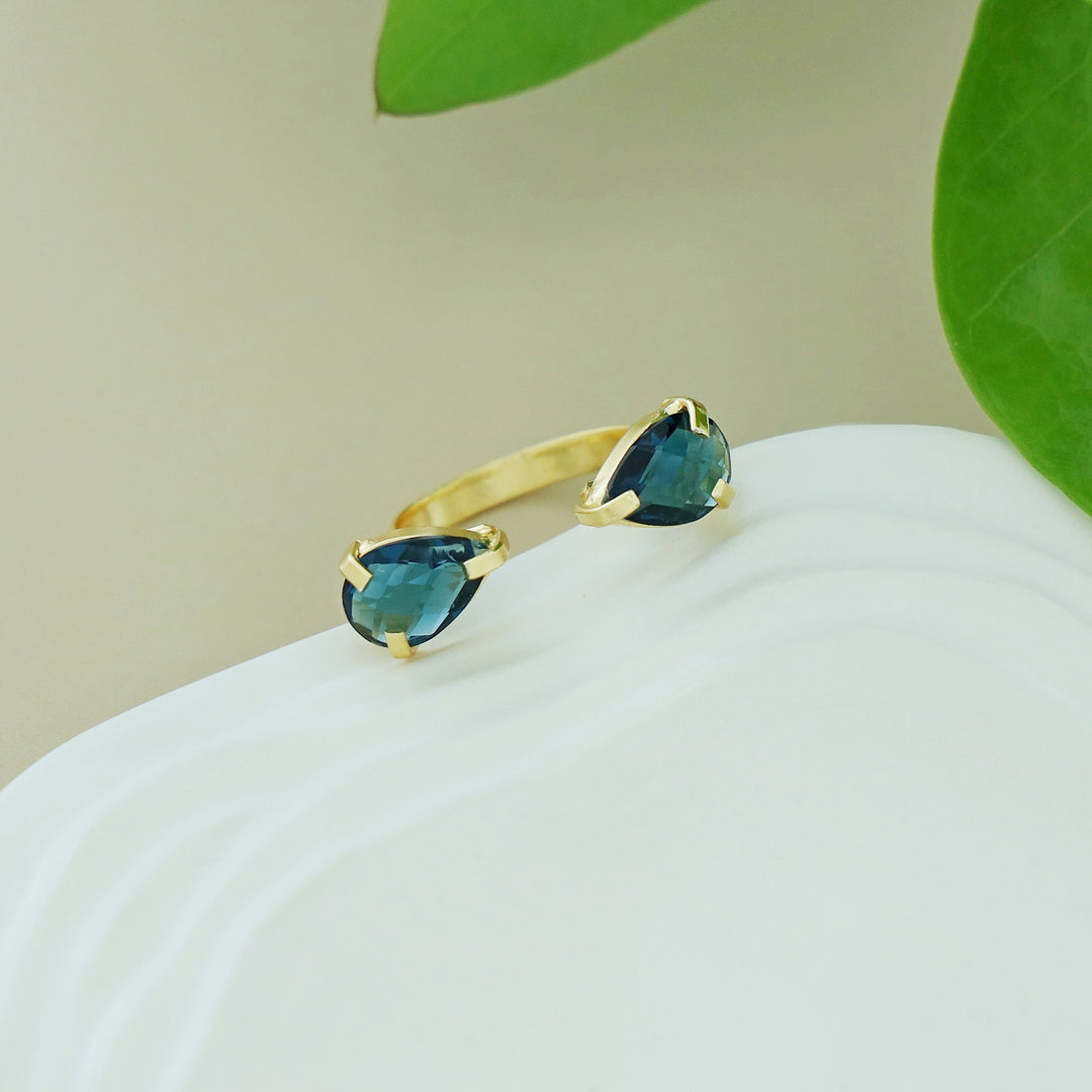 Aniya Dual Glossy Ring