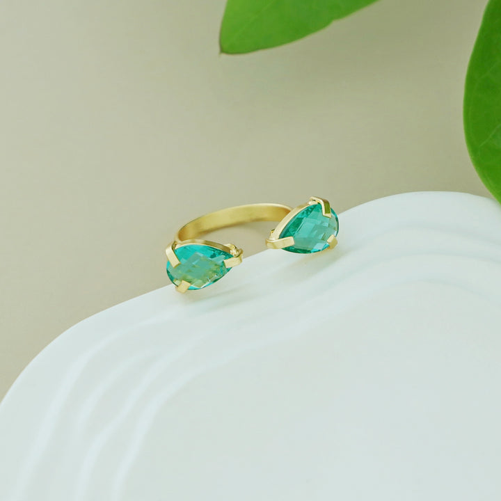 Aniya Dual Glossy Ring