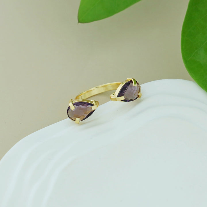 Aniya Dual Glossy Ring