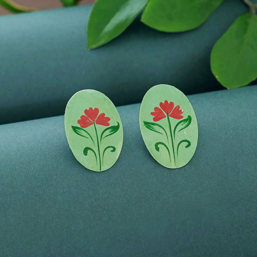 Boliya Hand Painted Glittery Earring
