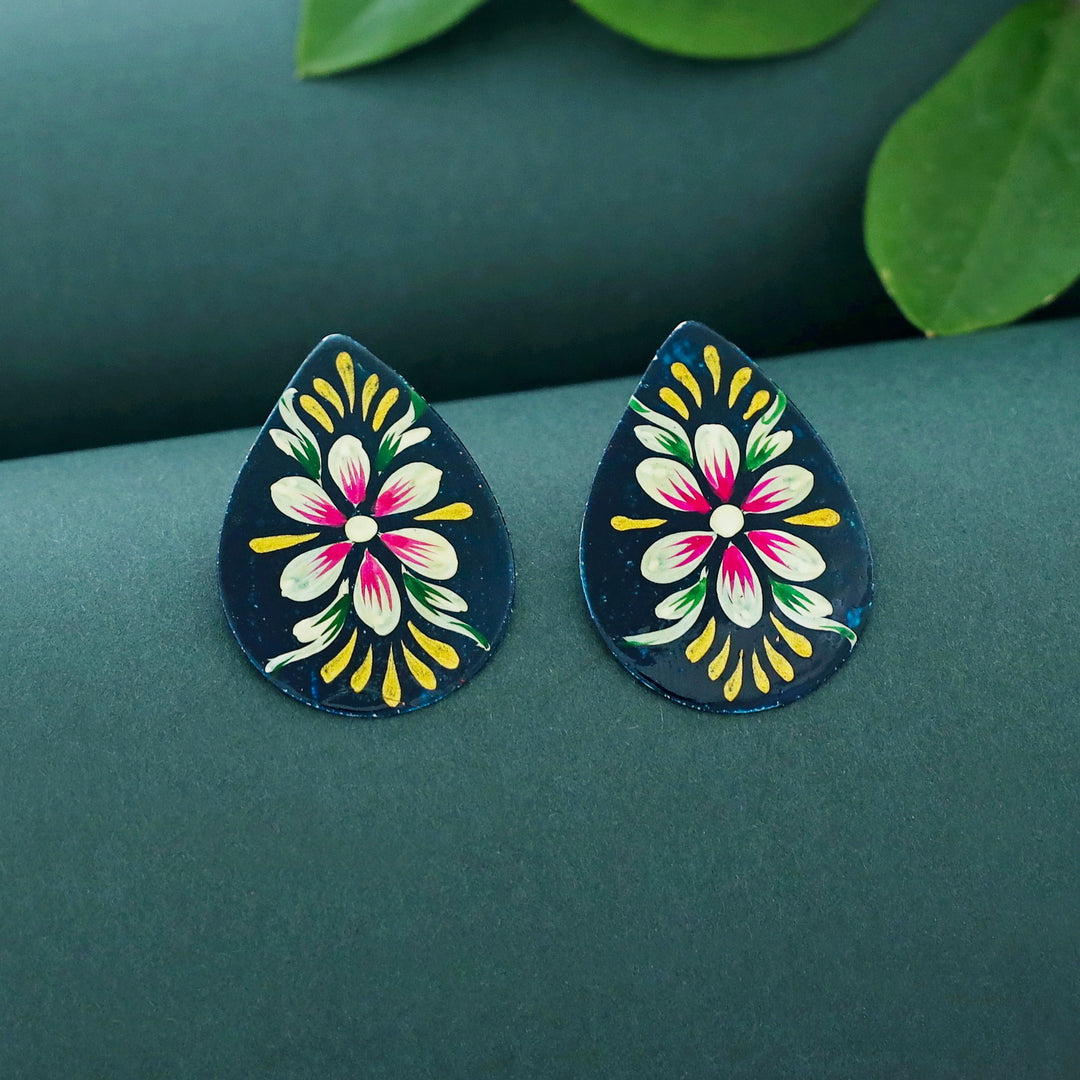 Romy Drop Hand Painted Earring