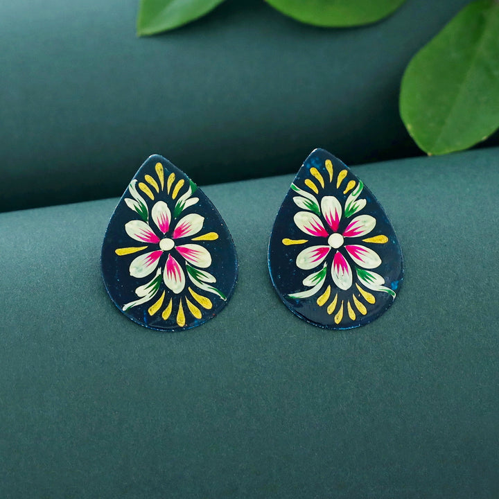 Romy Drop Hand Painted Earring