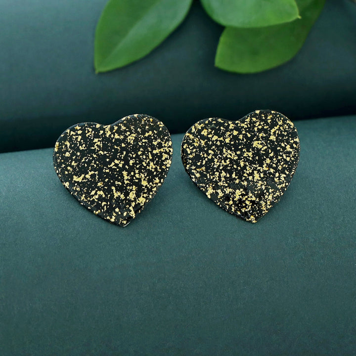 Zea Love Hand Painted Glittery Earring