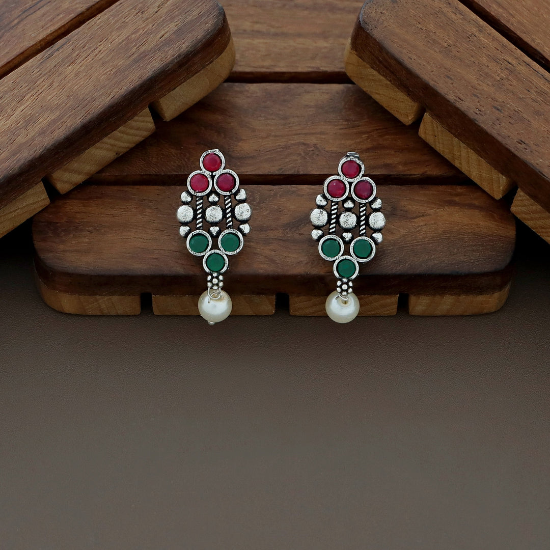 Lucy Antique Short Neckpiece With Earring