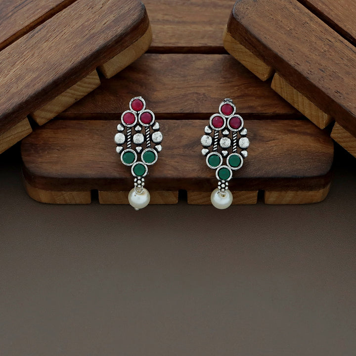 Lucy Antique Short Neckpiece With Earring