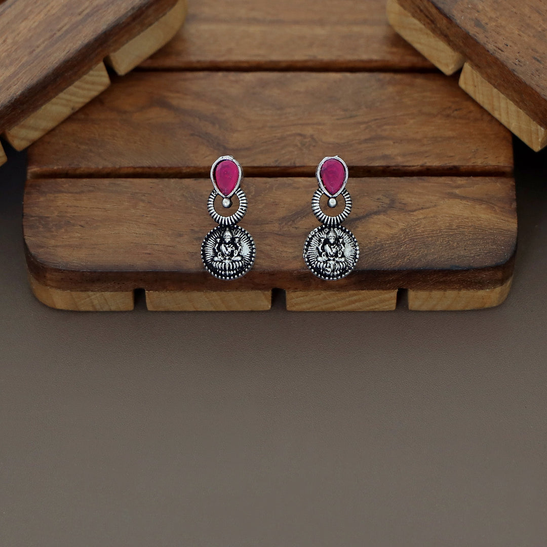 Lacey Antique Kashi Short Neckpiece With Earring