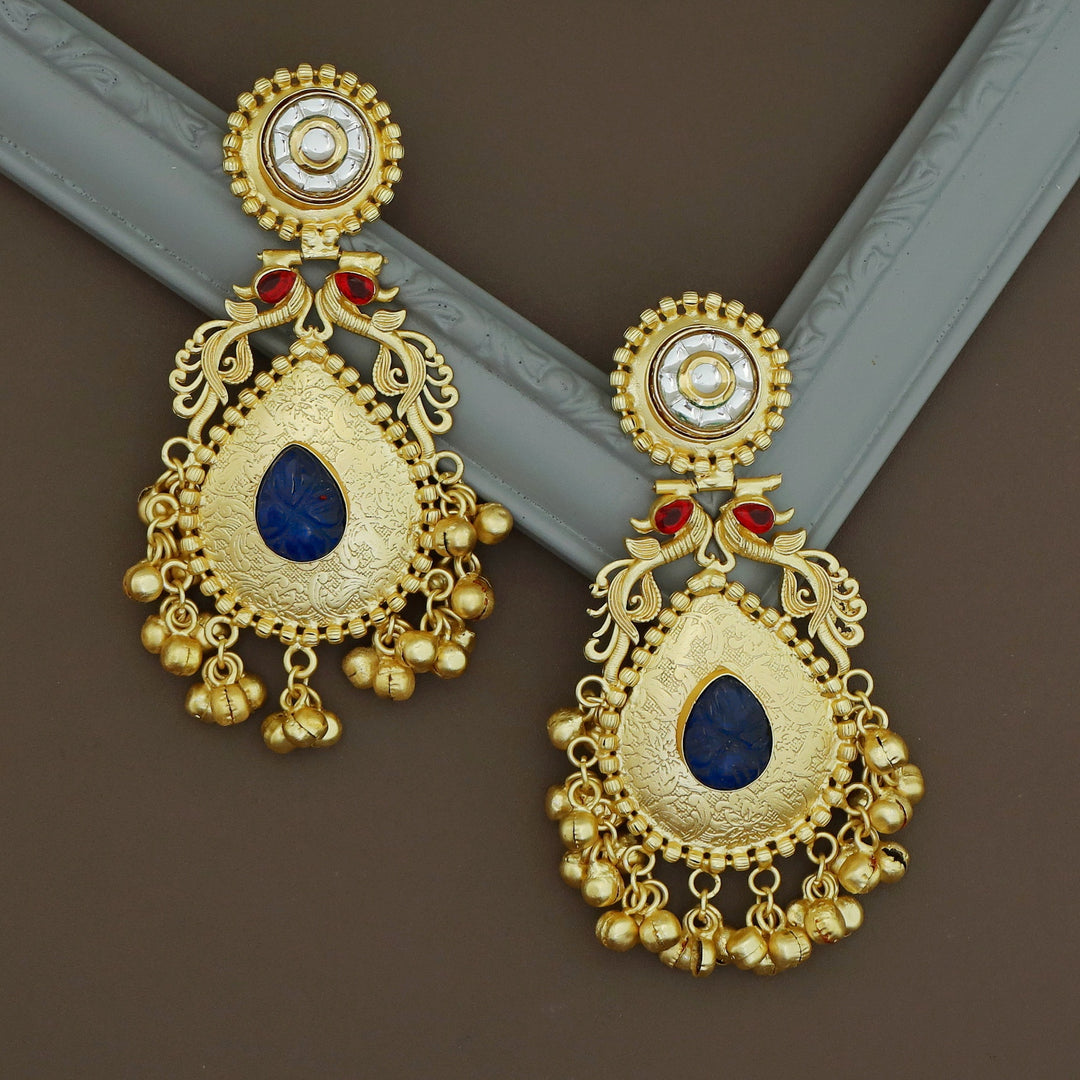 Tamanna Drop Ghunguroo Kashmiri Earring