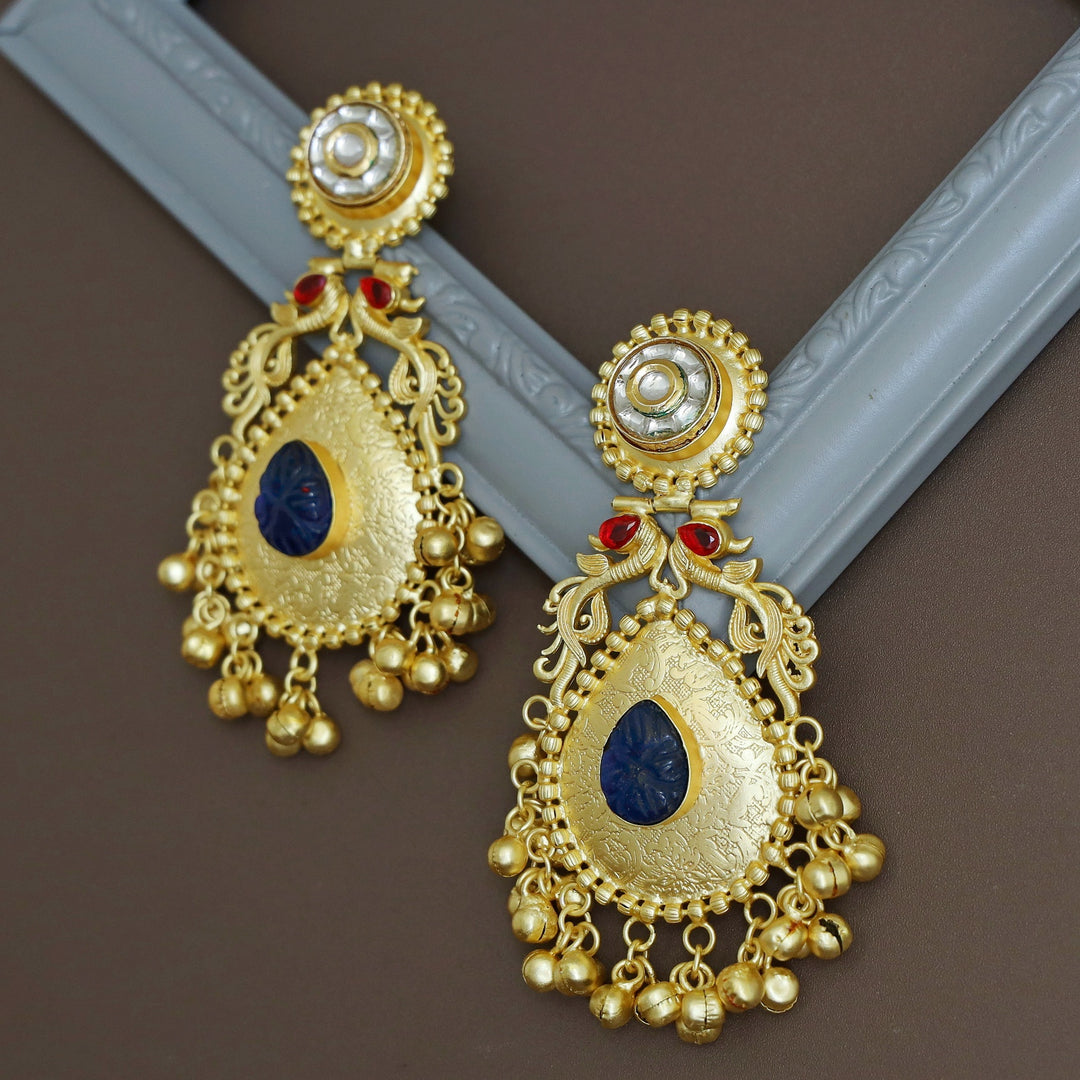 Tamanna Drop Ghunguroo Kashmiri Earring