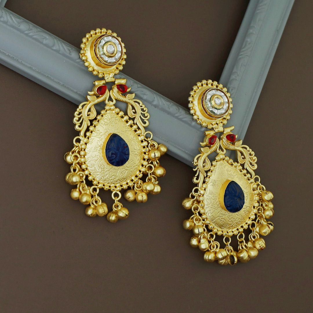 Tamanna Drop Ghunguroo Kashmiri Earring