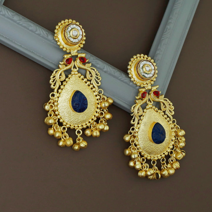 Tamanna Drop Ghunguroo Kashmiri Earring