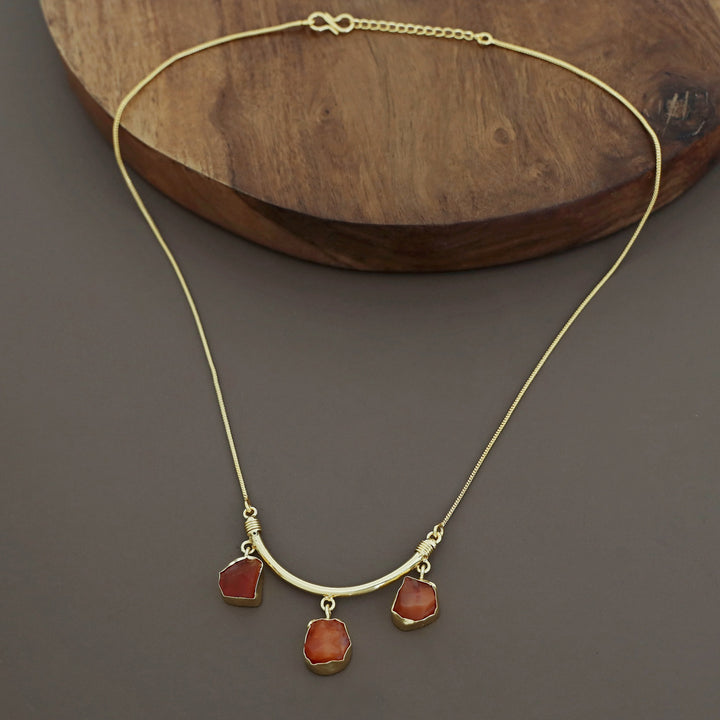 Amba Three Stone Neckpiece