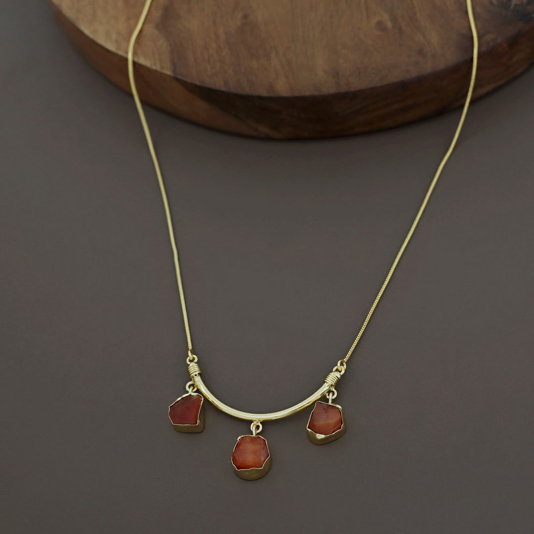 Amba Three Stone Neckpiece