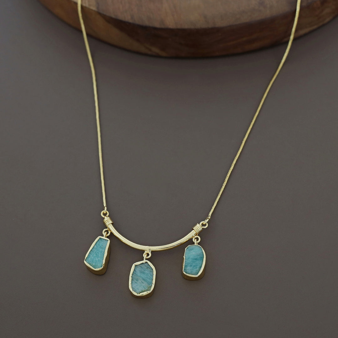 Amba Three Stone Neckpiece