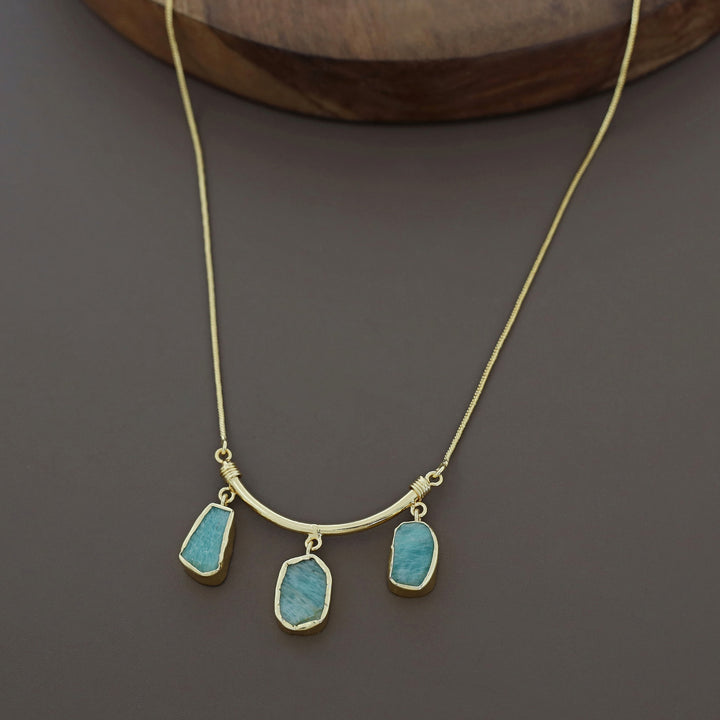 Amba Three Stone Neckpiece