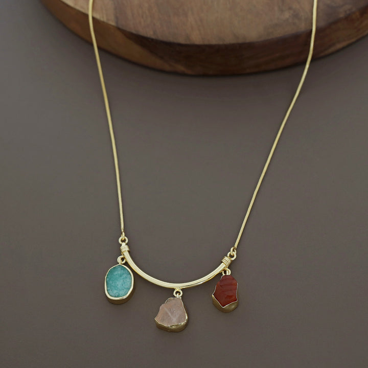 Amba Three Stone Neckpiece