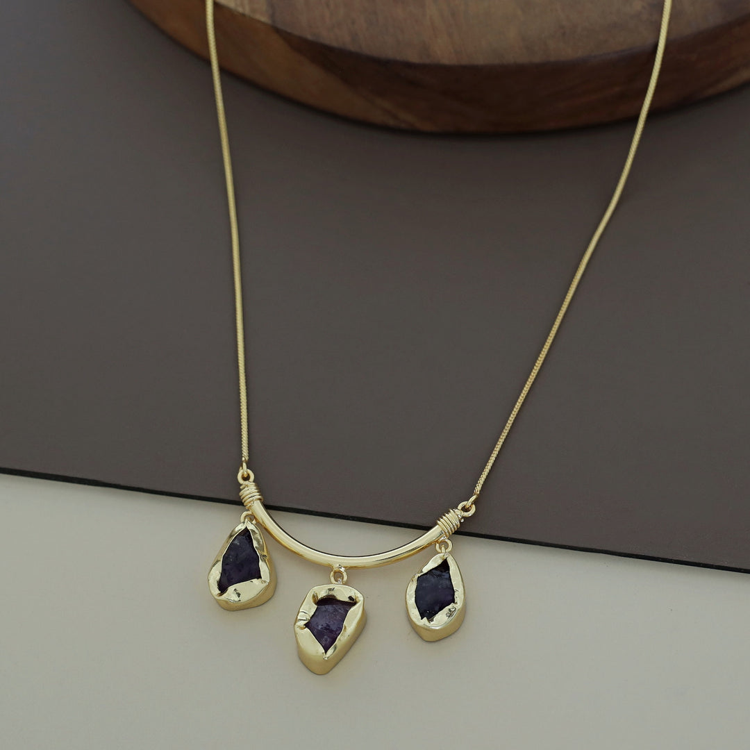 Amba Three Stone Neckpiece