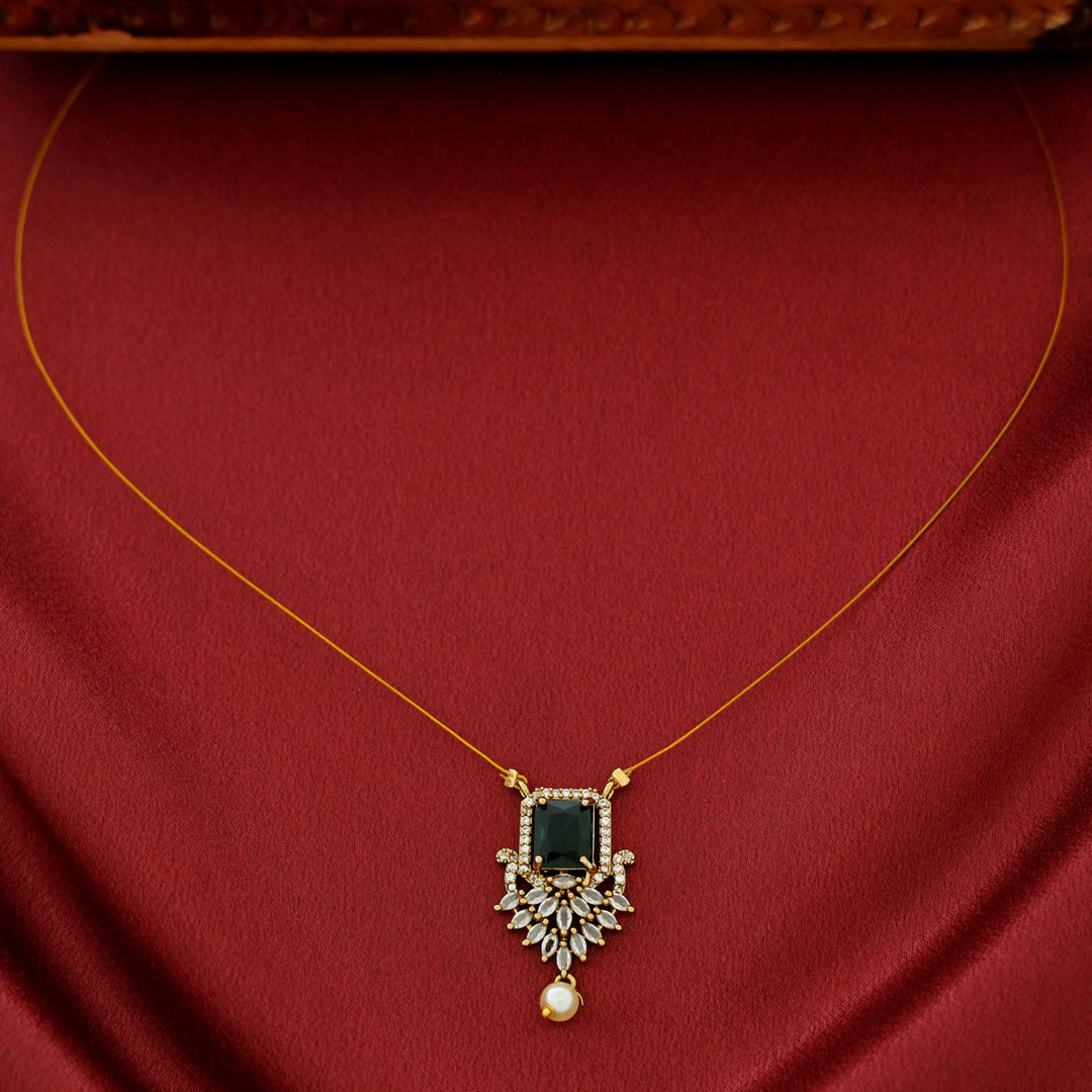Dilsha AD Stone Pearl String Neckpiece