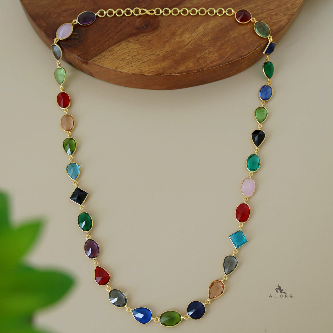Multicolour Nyra Glossy Neckpiece