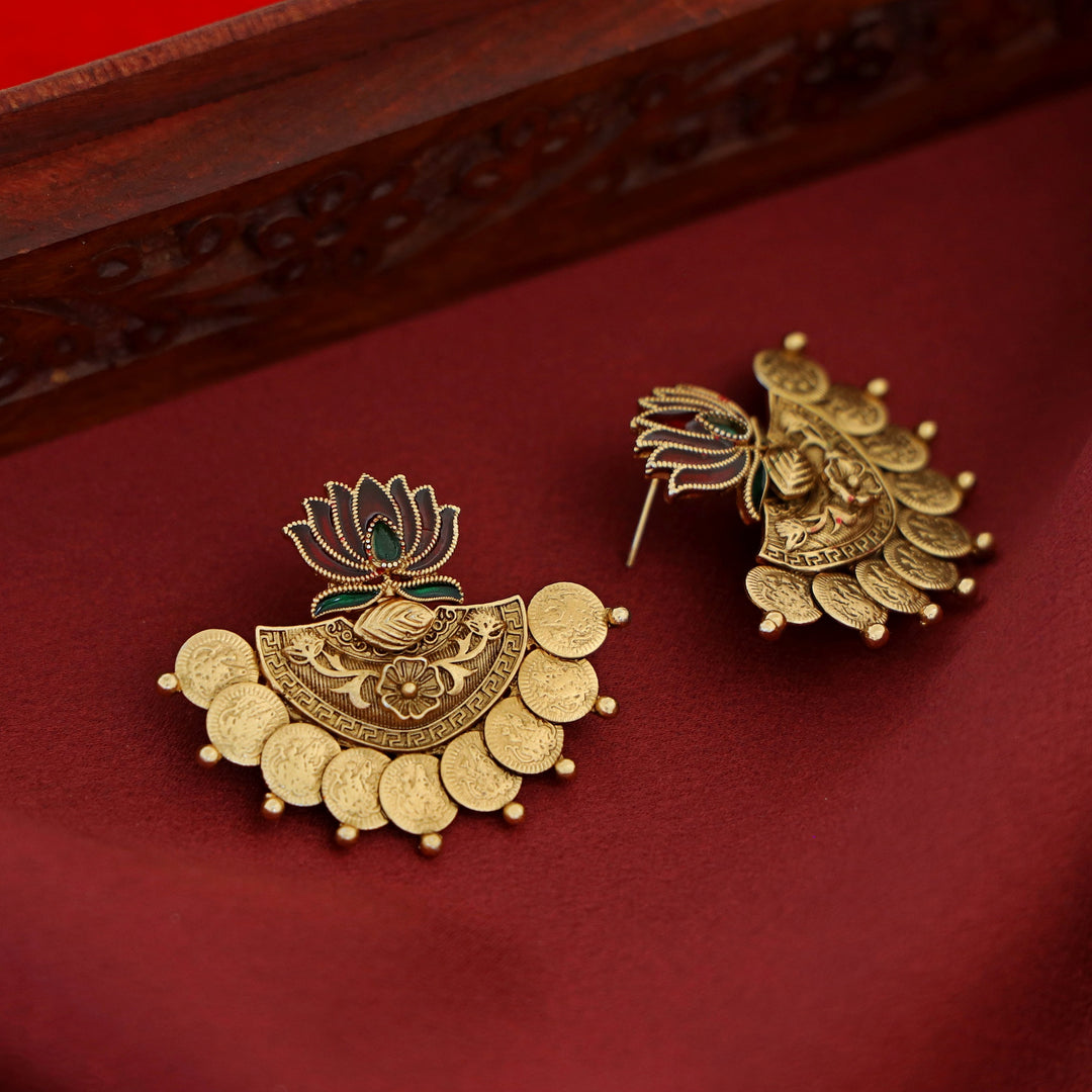 Advaita Lotus Kashi Earring