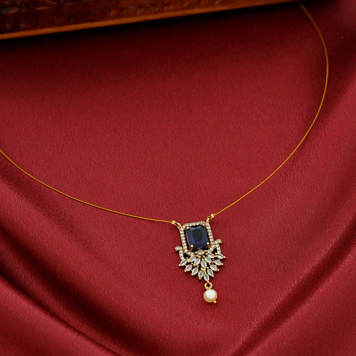 Dilsha AD Stone Pearl String Neckpiece