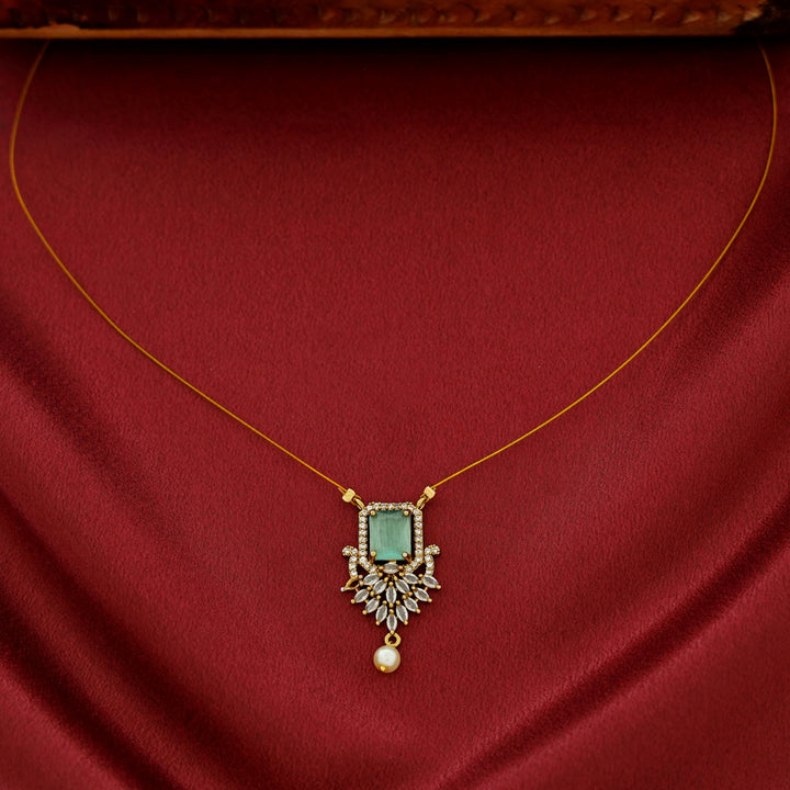 Dilsha AD Stone Pearl String Neckpiece