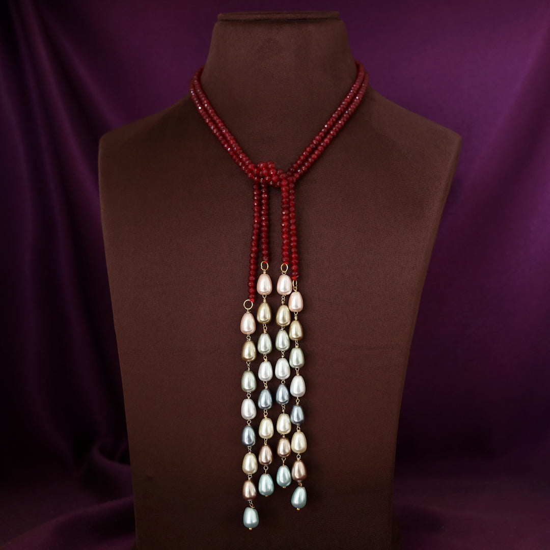 Serena Beaded Pearl 2 In 1 Neckpiece