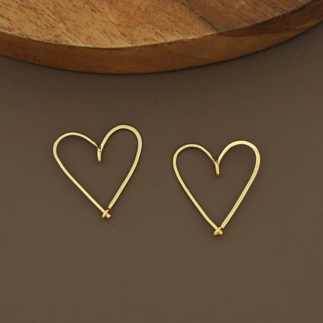 Katarine Golden Heart Hoop