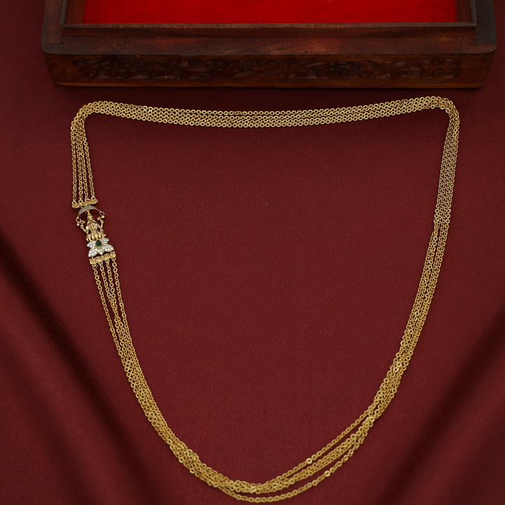 Bhagyavi Devi Mugappu Long Chain Neckpiece