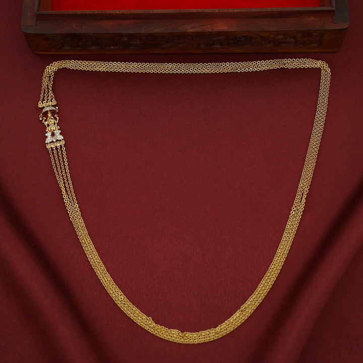 Bhagyavi Devi Mugappu Long Chain Neckpiece