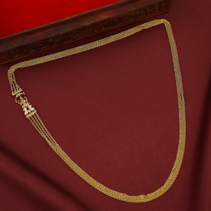 Bhagyavi Devi Mugappu Long Chain Neckpiece