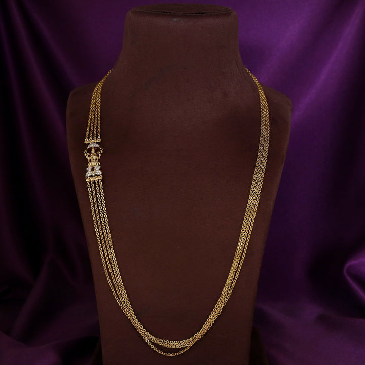 Bhagyavi Devi Mugappu Long Chain Neckpiece