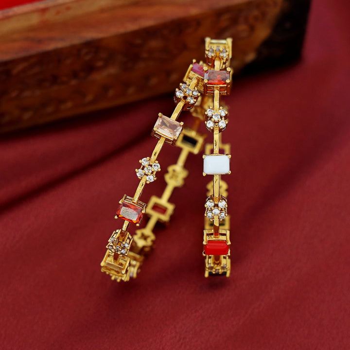 Gargi Navratna Bangle (Set Of 2)