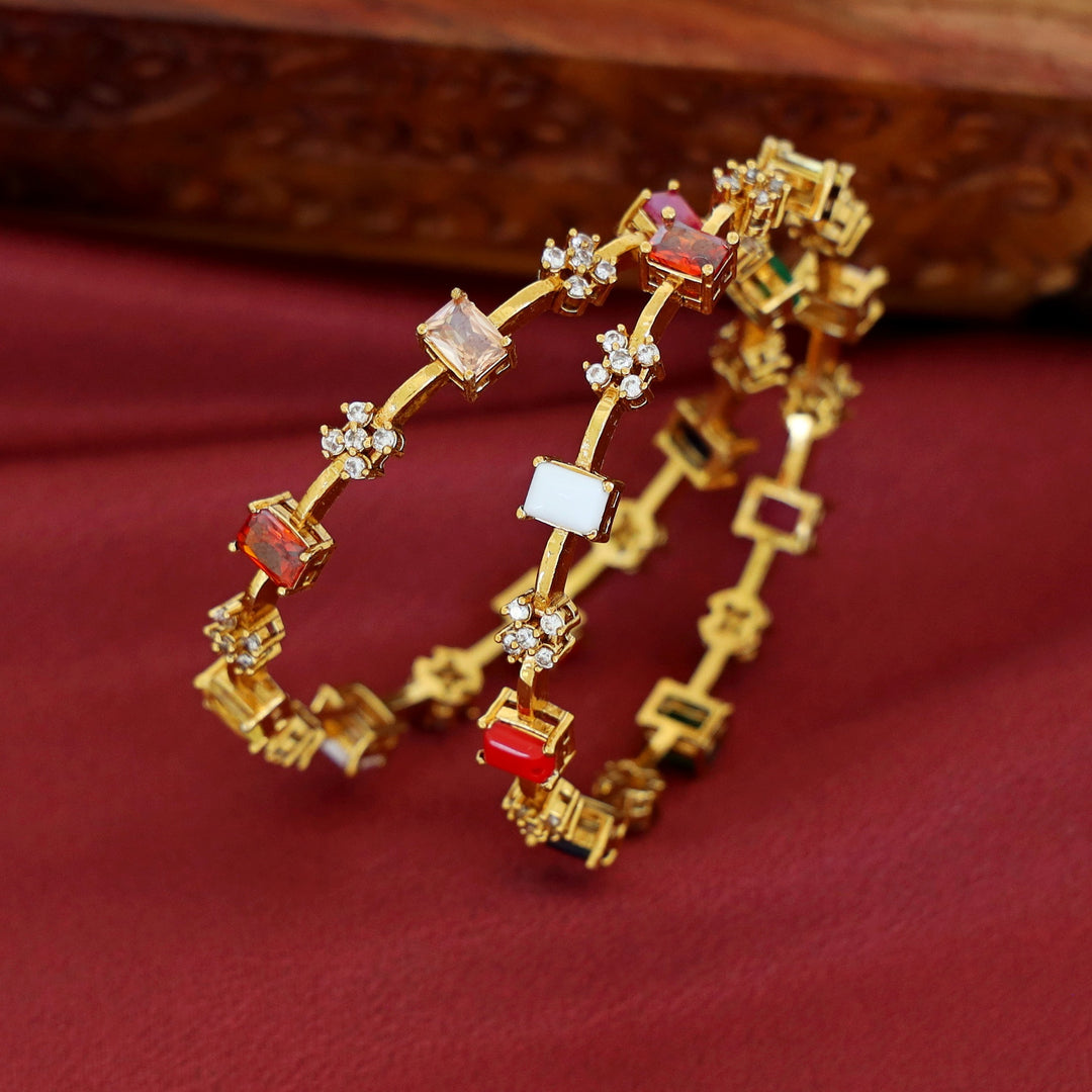 Gargi Navratna Bangle (Set Of 2)