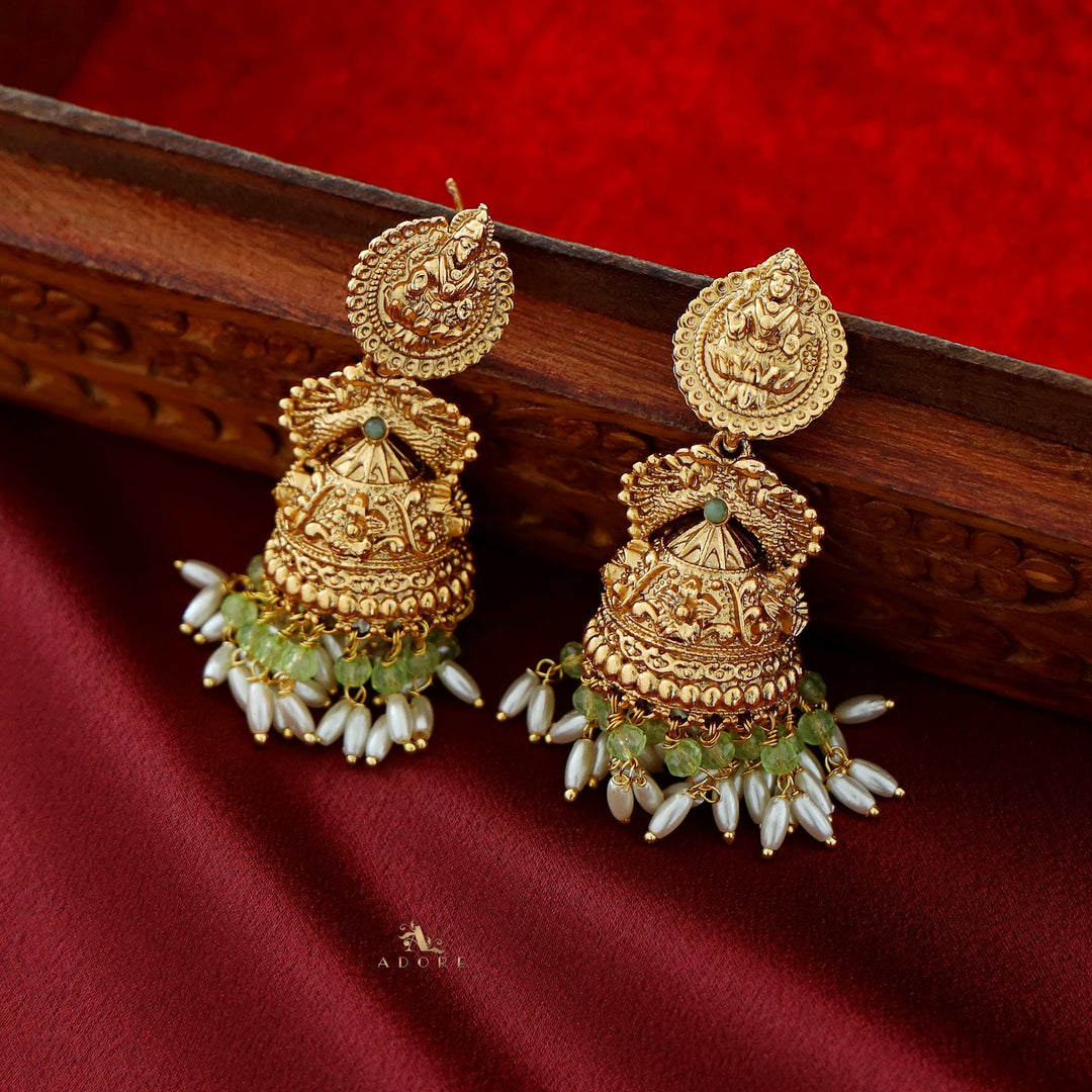 Saraswathi Devi Rice Pearl Jhumka