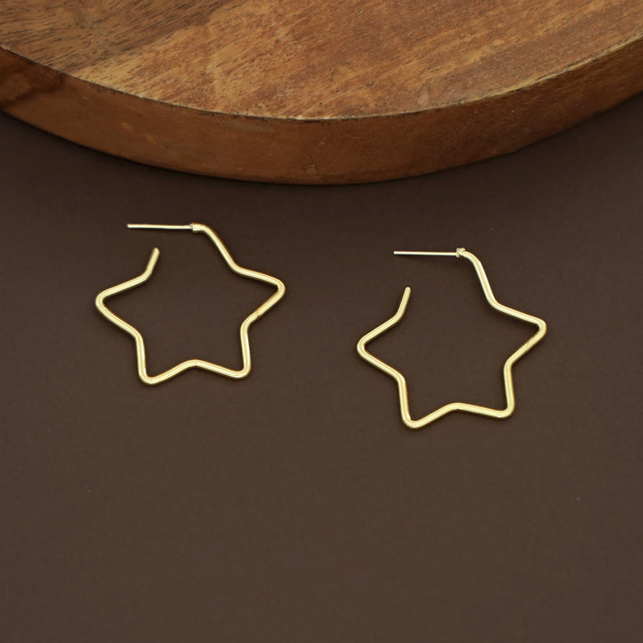 Golden Starry Hoop