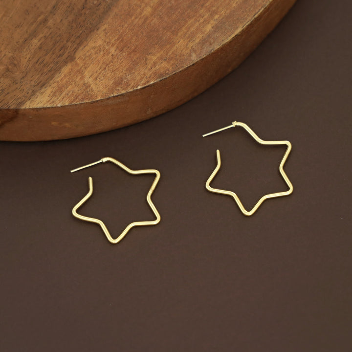 Golden Starry Hoop