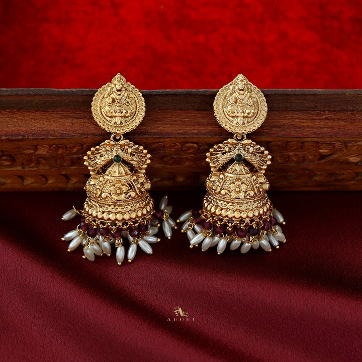 Saraswathi Devi Rice Pearl Jhumka