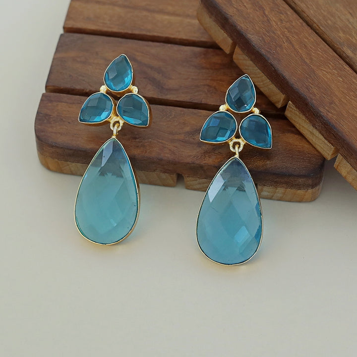 Bella Crystal Earrings (Premium Finish)
