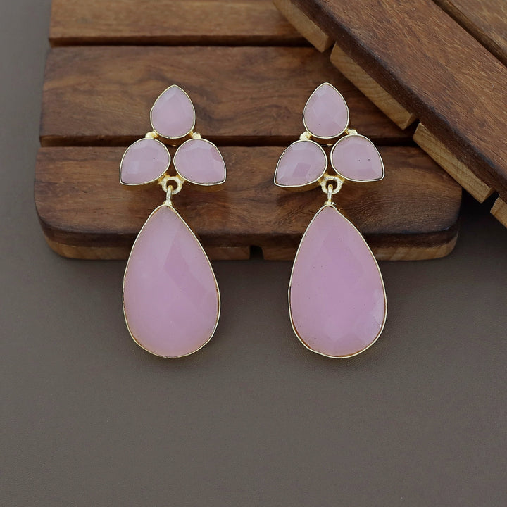 Bella Crystal Earrings (Premium Finish)