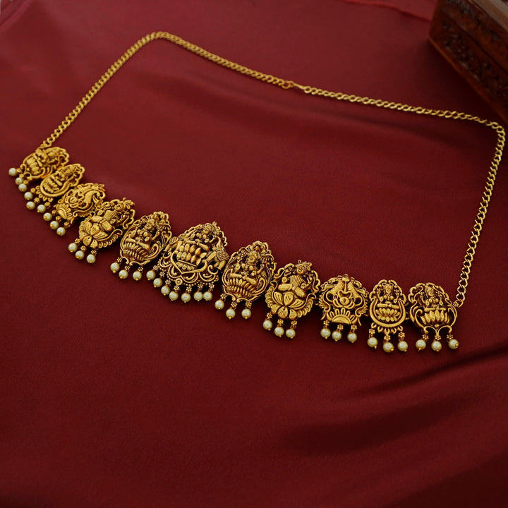 Veda Lakshmi Pearl Hip Chain