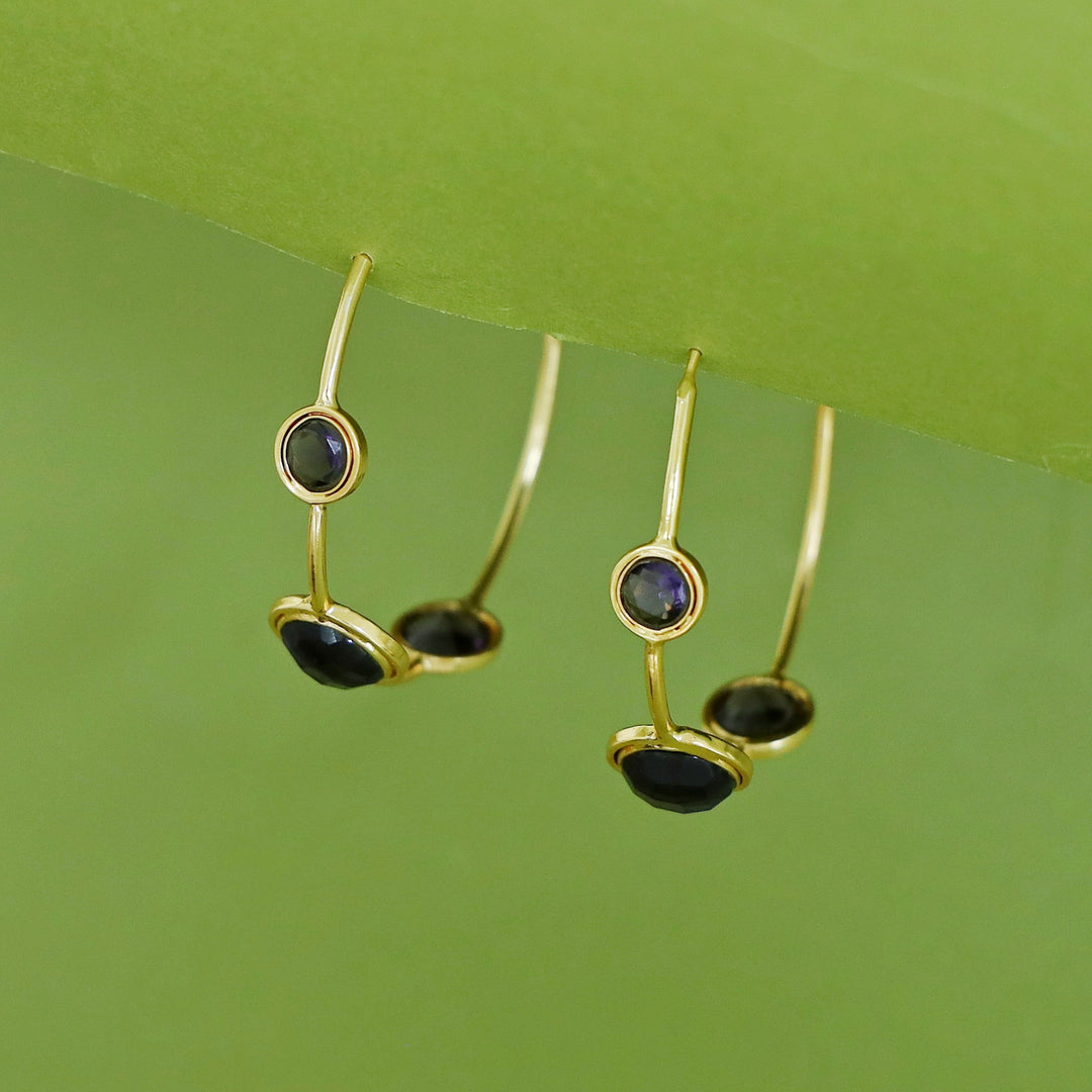 Firdaus Tri Glossy Hoop Earring