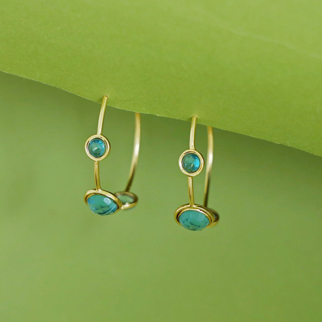 Firdaus Tri Glossy Hoop Earring