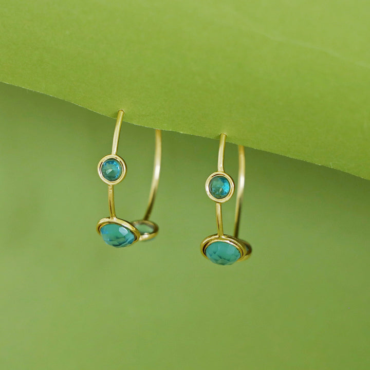 Firdaus Tri Glossy Hoop Earring